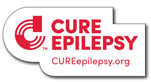 CURE Epilepsy Die-Cut Car Magnet